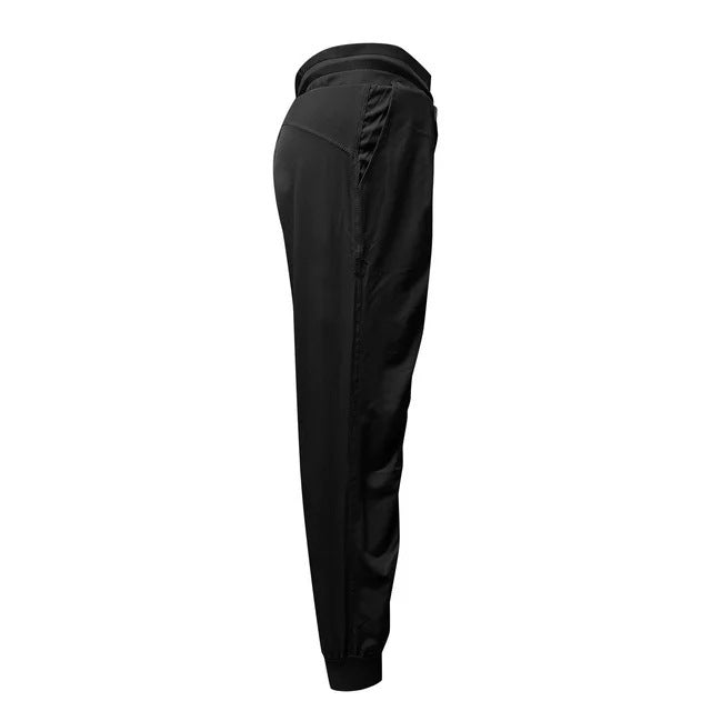 New Drawstring Pleated Sports Women's Summer Quick-drying Running Fitness Casual Pants Cross-border Lightweight Straight Leg Ankle-length Pants