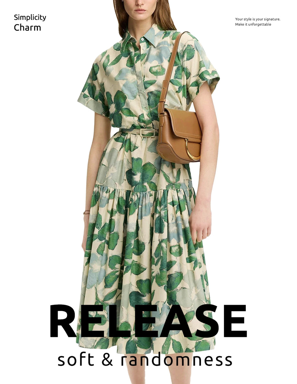 CHCH Women's Elegant Dress Hit Color Spliced Waist Cinching Elegant Dresses Women Pockets Midi Dress Office Lady Fashion
