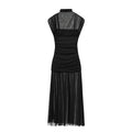 KONDALA 2026 Spring Summer Elegant Women Dresses Wedding Guest Ladies Patch Work Tulle Dresses Valentine‘s Day Woman Dresses