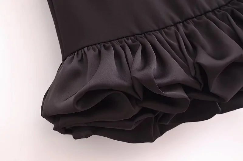 MUJER White Ruffle Mini Dress Women Sleeveless Bodycon Dress Woman off Shoulder Party Dresses Women Sexy Backless Women Dress