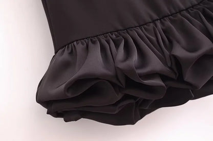 MUJER White Ruffle Mini Dress Women Sleeveless Bodycon Dress Woman off Shoulder Party Dresses Women Sexy Backless Women Dress