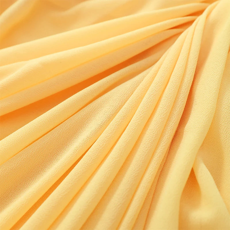 Yellow Strapless Pleated Women Split Maxi Dress Elegant Sleeveless Waist Cinching Slim Fit Dresses 2026 Lady Daily Party Gowns
