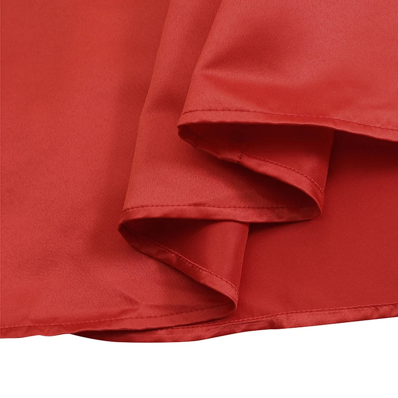 ZANZEA Women Satin Silk Black Maxi Long Skirts Elegant Luxury High Waisted A-Line Party Jupe Femme with Back Zipper Faldas Mujer