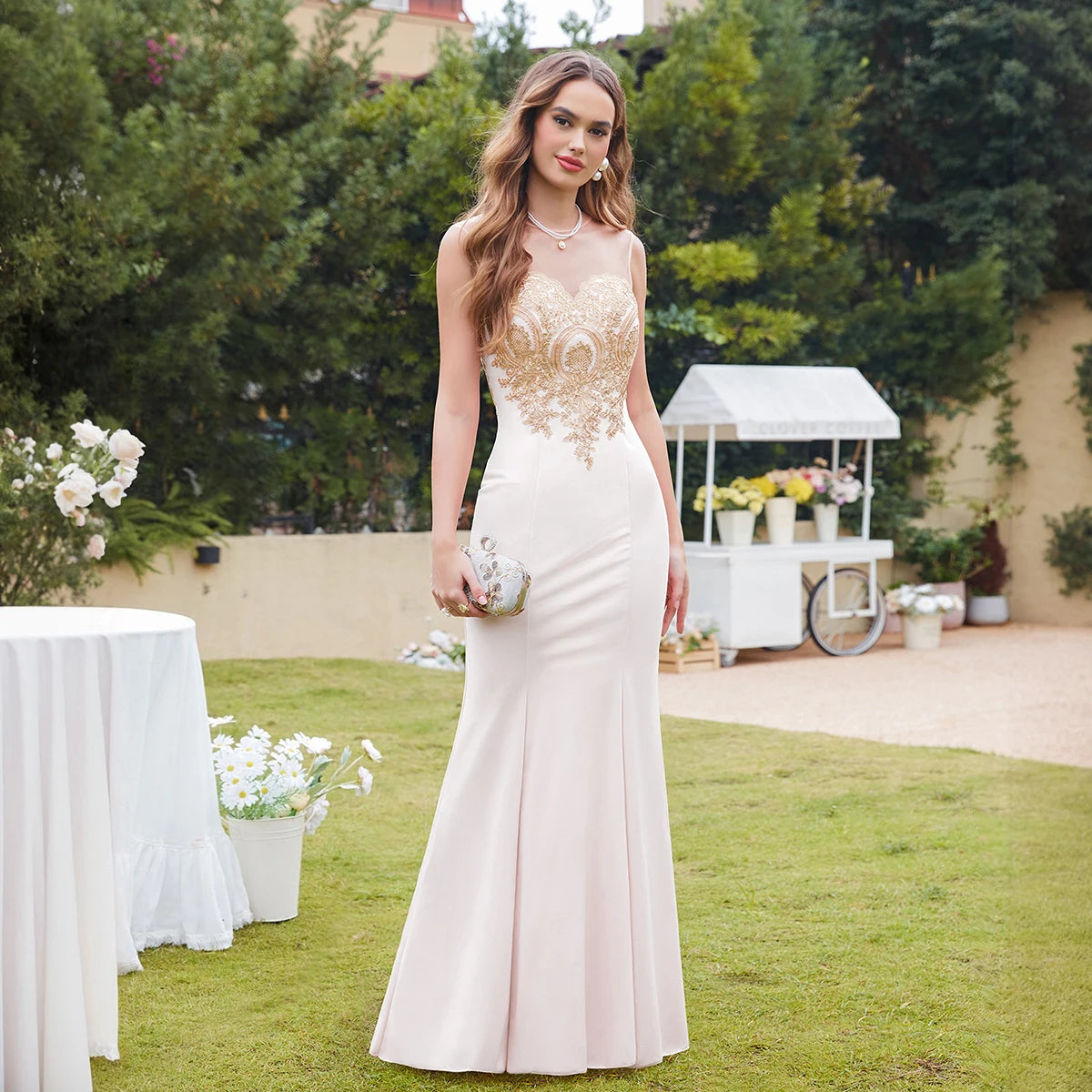 Elegant Women Maxi Beach Satin Dress Sexy Leg Slit Lace up Evening Prom Gown Adjustable Straps Bridesmaid Dresses