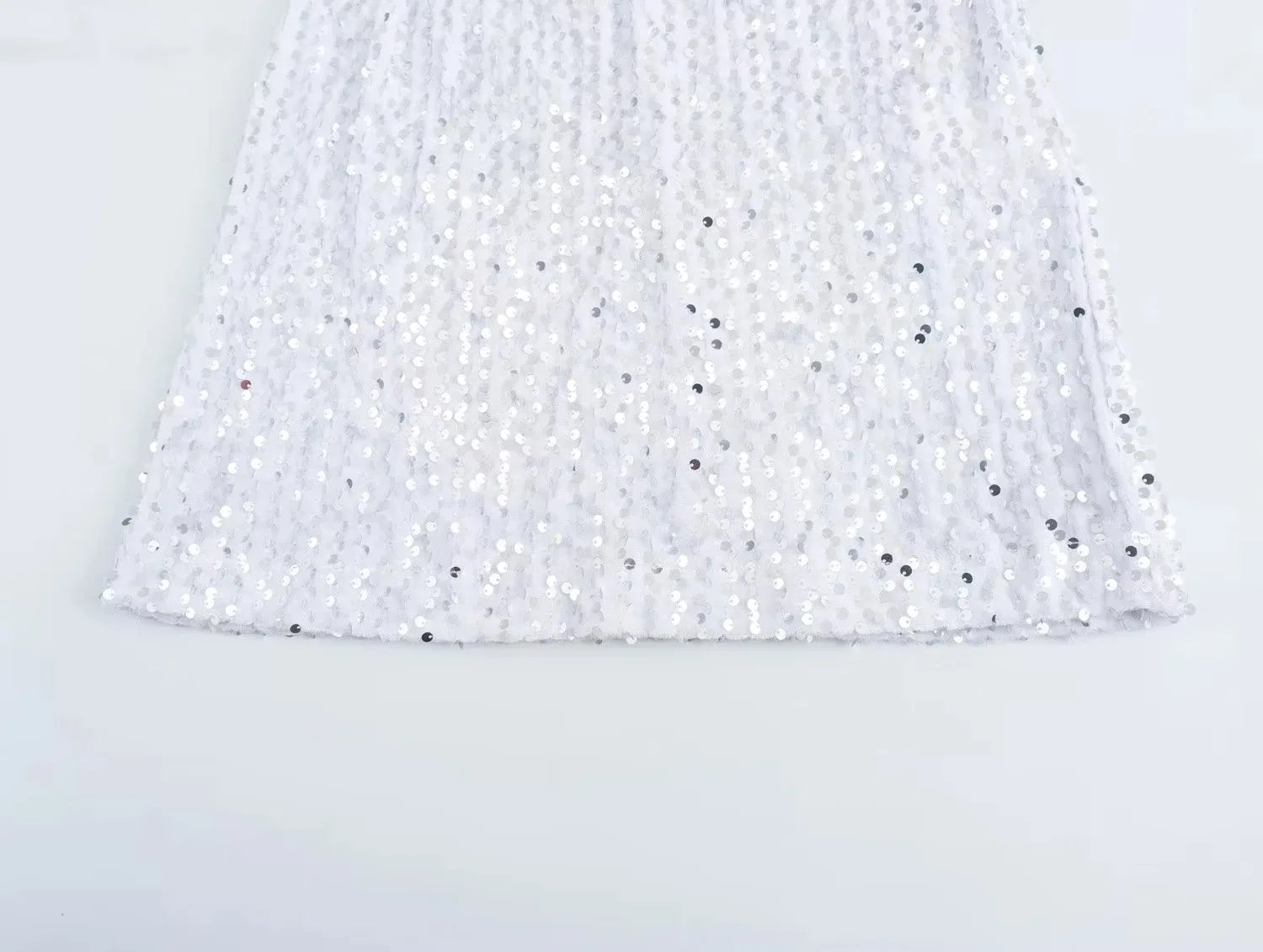 KONDALA 2026 Spring Women Sequined Party Dresses Shoulder Pad Sheath Mini Dress Sleeveless Valentine‘s Day Women Elegant Dresses