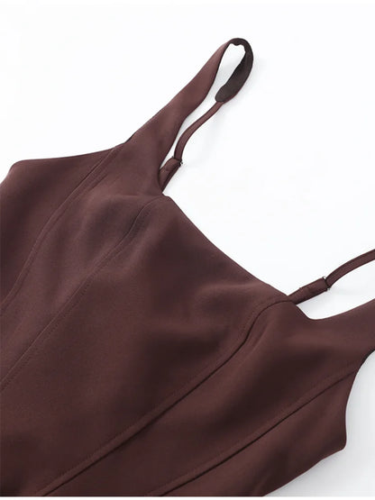 Sexy Square-neck Halter Mini Dress Women Pleated Sleeveless Backless High Waist Bodycon Dresses 2026 New Summer Lady Party Robe