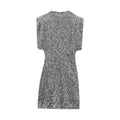 KONDALA 2026 Spring Women Sequined Party Dresses Shoulder Pad Sheath Mini Dress Sleeveless Valentine‘s Day Women Elegant Dresses