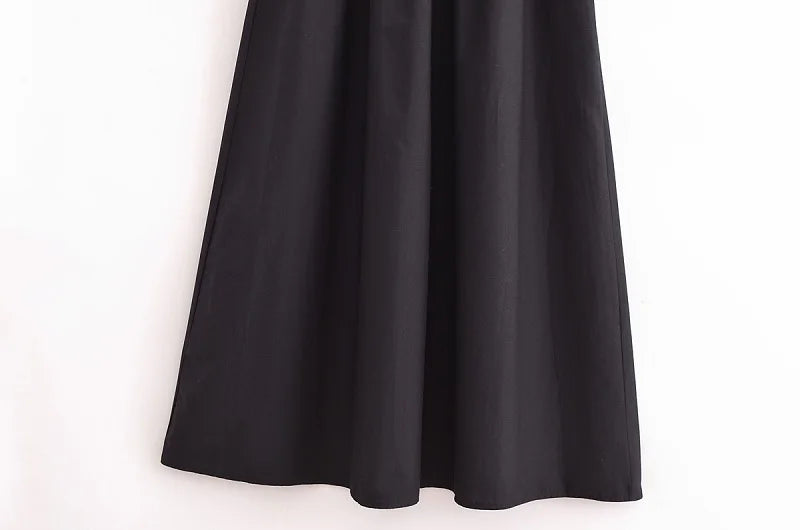 MUJER Black Pleated Long Dresses for Women Knitted Sleeveless Maxi Dress Woman Vintage Party Womens Dresses Spring Casual Dress