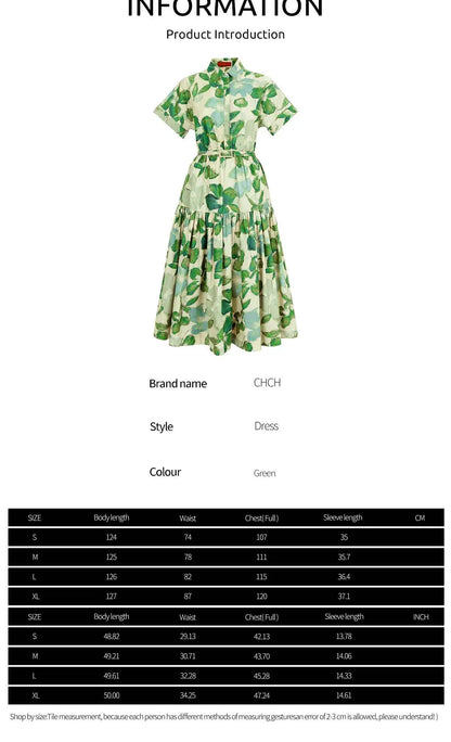 CHCH Women's Elegant Dress Hit Color Spliced Waist Cinching Elegant Dresses Women Pockets Midi Dress Office Lady Fashion