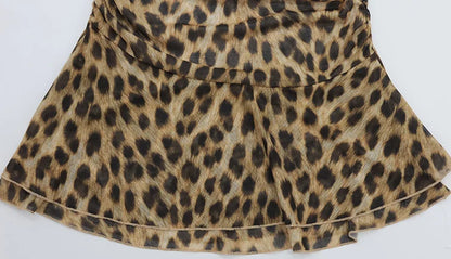 CNYISHE Leopard Pints Camisoles Sheath Fashion Women Dresses Sxexy Club Chic Bodycon Party Casual Outfits Female Vestidos