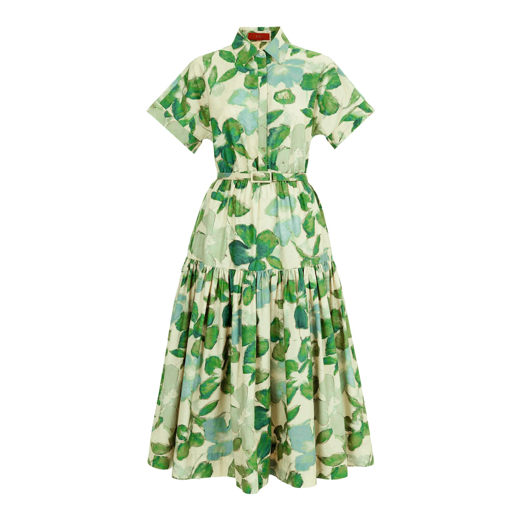 CHCH Women's Elegant Dress Hit Color Spliced Waist Cinching Elegant Dresses Women Pockets Midi Dress Office Lady Fashion