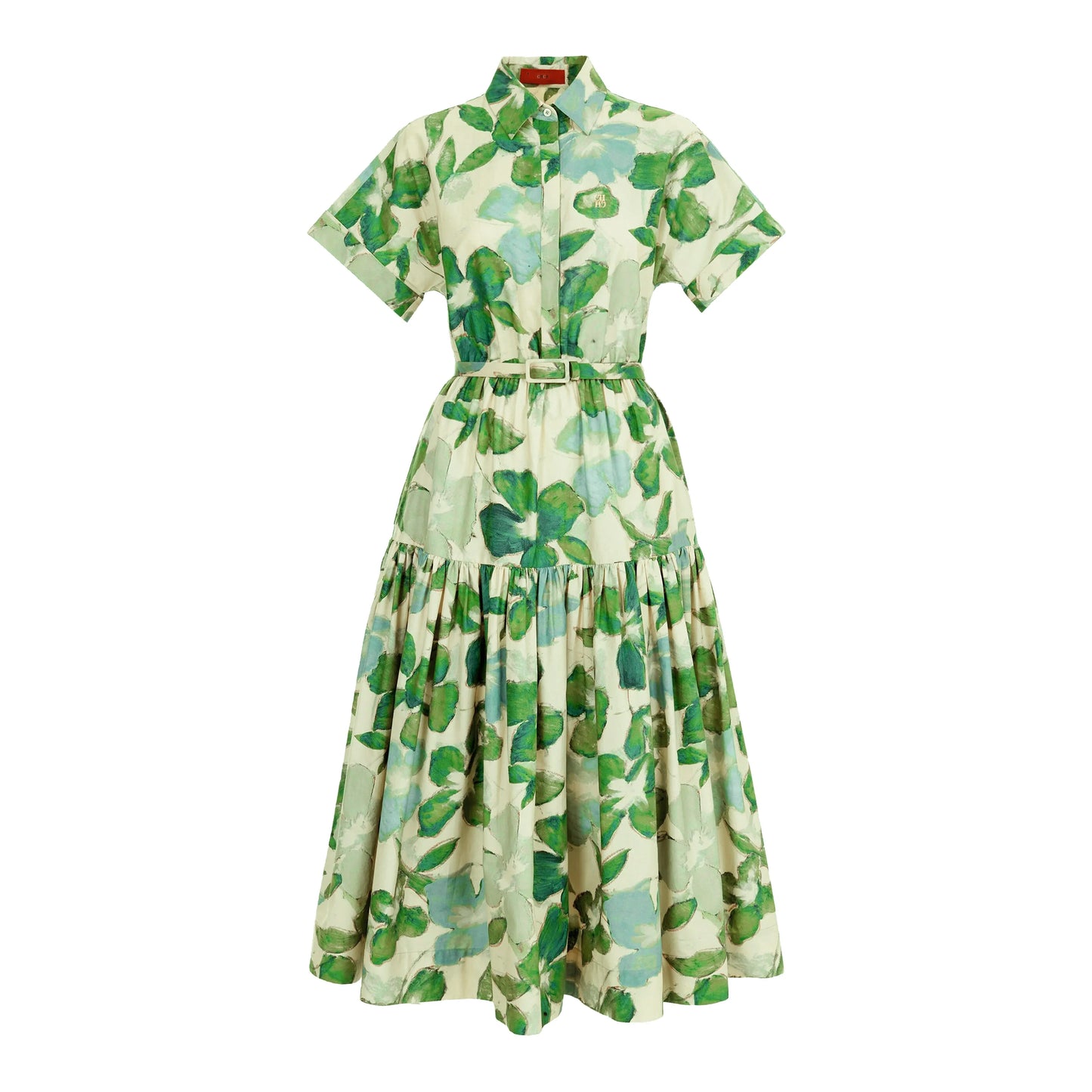 CHCH Women's Elegant Dress Hit Color Spliced Waist Cinching Elegant Dresses Women Pockets Midi Dress Office Lady Fashion