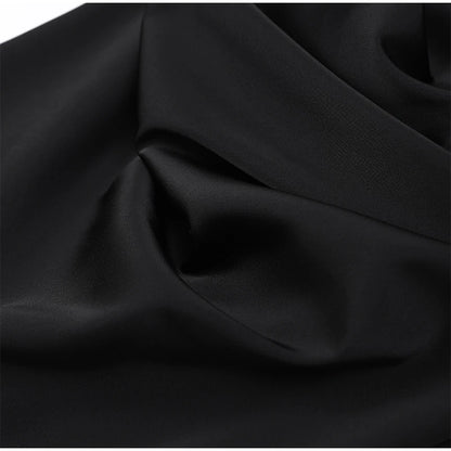 Solid Pleated Sling Dress Square Neck Sleeveless Off-shoulder Waist Cinching Slim Women Dresses Fashion Evening Party Gowns 2025